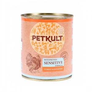 Petkult Sensitive cu Curcan si Cartof 800g
